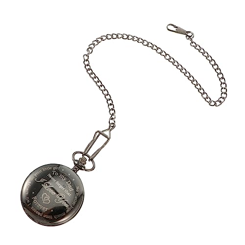 WOFASHPURET Vintage Taschenuhr Für Väter Retro Quarzbewegung Klassisches Design Für Zu Besonderen Anlässen Wie Vatertag Oder Geburtstag Für Sammler Und Stilbewusste von WOFASHPURET