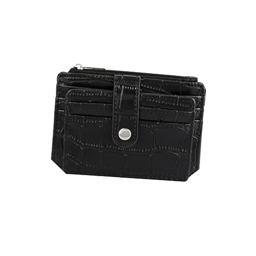 WOFASHPURET Vintage Krokodil Muster Geldbörse Tragbare Kurze Brieftasche Für Damen Und Herren Multifunktionale Aufbewahrungstasche Mit Druckknopf Für Münzen Karten Und Bargeld Für Schule von WOFASHPURET