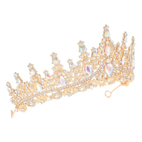 WOFASHPURET Vintage Strass Tiara Stirnband mit Kristallrhinestones Hochzeits und Party Haarschmuck für Damen Leicht und Langlebig Geeignet für Hochzeit Abschlussball Geburtstag und von WOFASHPURET