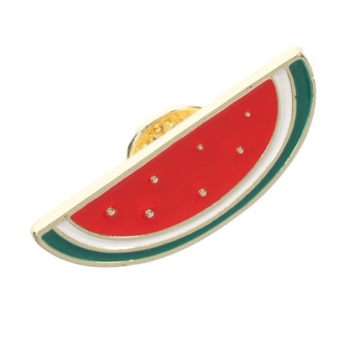 WOFASHPURET Wassermelonen Brosche Bunt Leichtes Legierungs Design Modisches Accessoire für Kragen Cardigan Bluse und Tasche Stilvoller Ansteckpin für Damen von WOFASHPURET