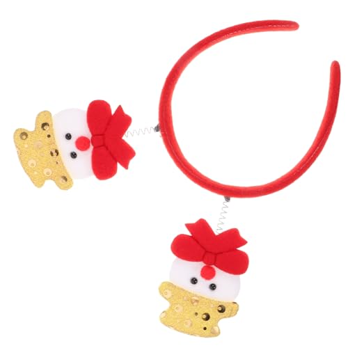 WOFASHPURET Weihnachtlicher Schneemann Haarreifen Festliche Kopfbedeckung Für Erwachsene Und Junge Mädchen Kreative Weihnachtsdekoration Robust Und Stilvoll Geschenk Für Festlichkeiten von WOFASHPURET