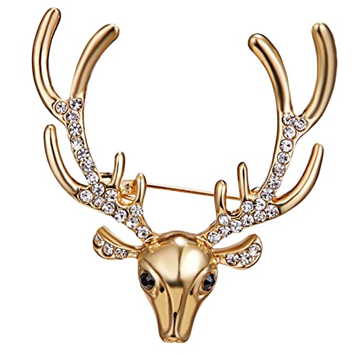 WOFASHPURET Weihnachtsbrosche mit Strass Modischer Tier Anstecker für Pullover Anzug Kleid Vielseitige Mode Dekoration für Damen und Herren von WOFASHPURET