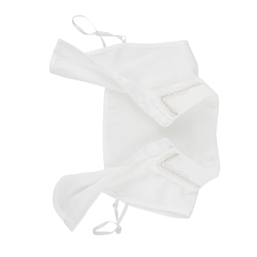 WOFASHPURET Jeweled Collar Für Damen Abnehmbarer Fake-kragen Mit Strass Besticktes Design Für Lässige Und Anlässe Weißer Modischer Blusenkragen von WOFASHPURET