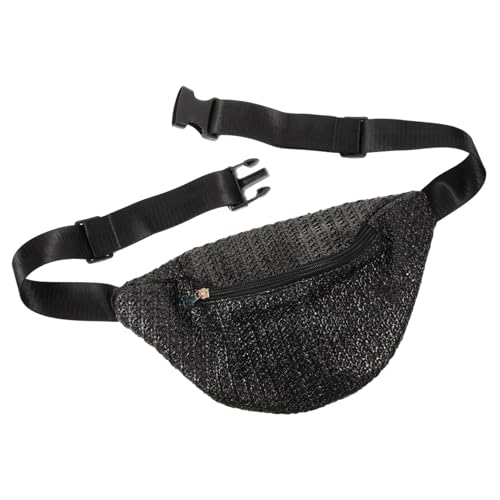 WOFASHPURET Woven Belt Waist Bag Damen Verstellbare Hüfttasche Leichte Mini Gürteltasche Vielseitige Umhängetasche für Alltag Reisen Party von WOFASHPURET