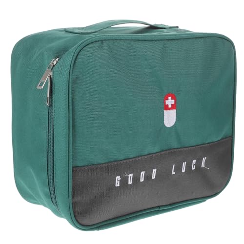 WOFASHPURET Zippered Bag wasserdichte Oxford Medizin-Organizer Mit Großer Kapazität Für Reisen Und Notfälle Multifunktional Und Tragbar Für Medikamente Und Kosmetik von WOFASHPURET