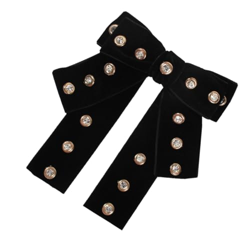 WOFASHPURET süße Haarklammern haar spangen haarclips hairpin haarklauenclips Haarspange für stilvolles Aussehen Haarspangen Haarschmuck Schleifenhaarspangen Haarstifte zum Styling Black von WOFASHPURET