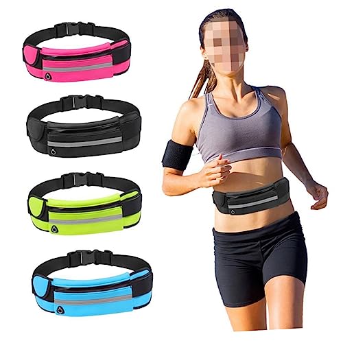 WOFASHPURET wasserdichte Outdoor-hüfttasche Sport-gürteltasche Mit Handyfach Zum Laufen Wandern Klettern Stauraum Für Schlüssel Geldbörse Sonnenbrille Leicht Und Passend Schwarz von WOFASHPURET