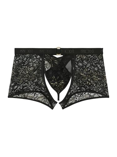 WOH Herren Boxer String Pure Seduction - Black - Größe M von WOH