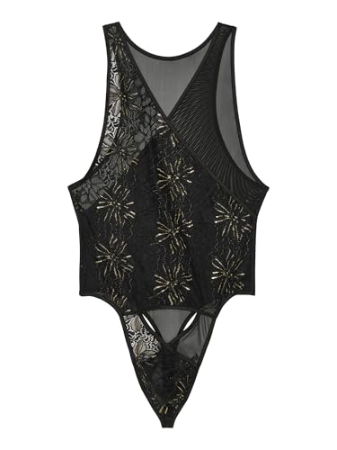 WOH Herren Stringbody Pure Seduction - Black - Größe XL von WOH