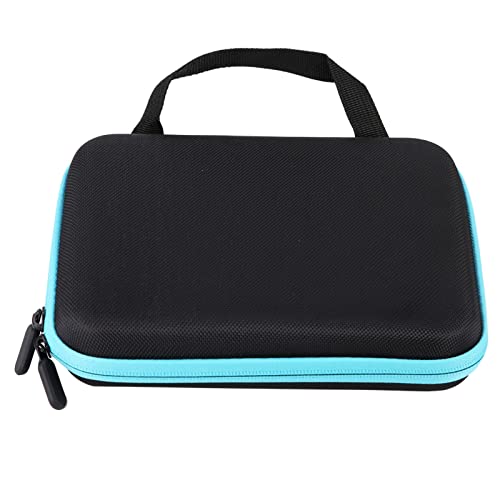 WOHPNLE Aufbewahrungstasche für ätherische Öle mit 63 Fächern, tragbarer Aromatherapie-Organizer für 1–3 ml Flaschen, langlebiger EVA-Organizer für ätherische Öle, 4 Farben, Blau von WOHPNLE