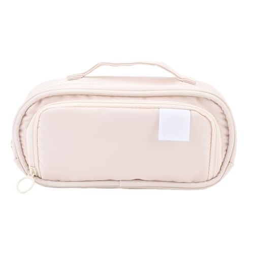 WOHPNLE Bleistiftbeutel mit großer Kapazität, EIN Auszugsbleistiftbeutel mit einem erweiterbaren Organisator und einem Leinwanddesign für ästhetische Schule und Büroversorgungen Beige WOHPNLE Bleistiftbeutel mit großer Kapazität, EIN Auszugsbleistiftbeutel mit einem erweiterbaren Organisator und einem Leinwanddesign für ästhetische Schule und Büroversorgungen Beige von WOHPNLE