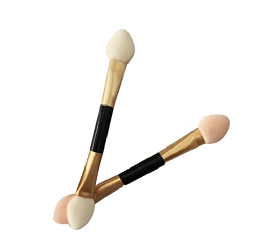 WOIWO 20 Stück Augen-Make-up-Pinsel, zweiköpfige Lidschatten, Baumwolle, Einpinsel, Mehrzweck-Nagelbaumwolle, Beauty-Make-up-Werkzeug von WOIWO