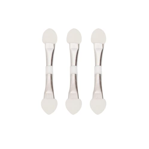 WOIWO 30 Stück Zwei-Ende-Lidschatten-Pinsel, tragbarer Augen-Make-up-Pinsel, Schwammkopf-Applikator von WOIWO