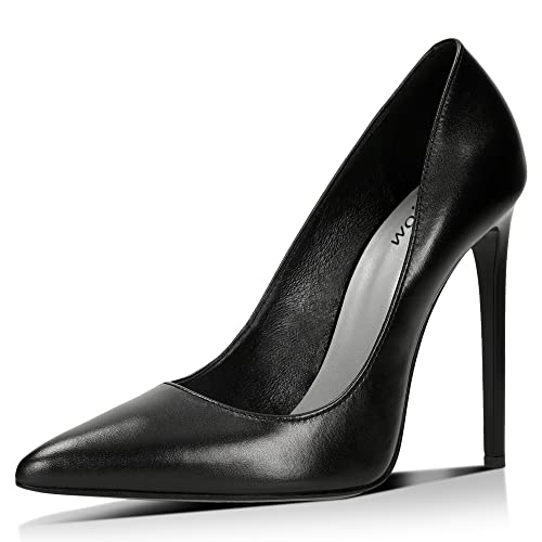 WOJAS - Damen Pumps I Stöckelschuhe mit Sehr Hohen Absatz I aus Glattleder I Futter aus Weichem Schweinsleder I Elegante Spitze Schuhkappe I 35053-51 - Schwarz, Gr. 37 WOJAS - Damen Pumps I Stöckelschuhe mit Sehr Hohen Absatz I aus Glattleder I Futter aus Weichem Schweinsleder I Elegante Spitze Schuhkappe I 35053-51 - Schwarz, Gr. 37 von WOJAS
