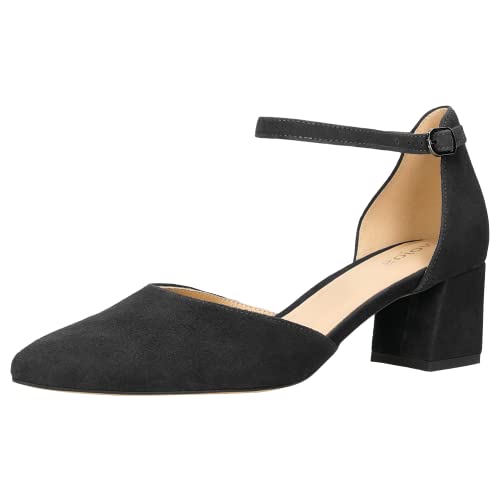 WOJAS - Damen Pumps I mit Niedrigem Absatz I Veloursleder I Weiches Futter I Elegant I Formeller Stil | 35086-61 - Schwarz, Gr. 39 WOJAS - Damen Pumps I mit Niedrigem Absatz I Veloursleder I Weiches Futter I Elegant I Formeller Stil | 35086-61 - Schwarz, Gr. 39 von WOJAS