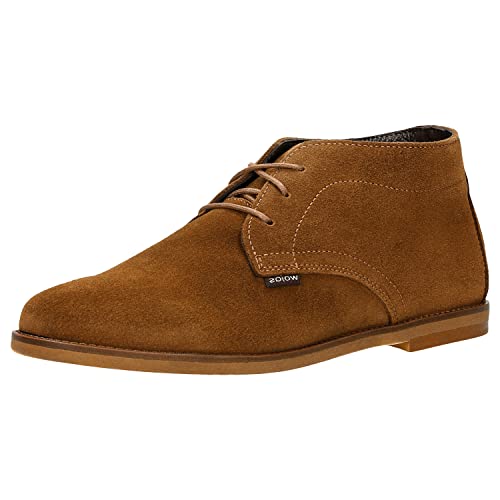 WOJAS - Damen schnürschuhe I Stiefel I aus Hochwertigem Spaltveloursleder I Lederfutter I Schnürung I Ziernähte I Modisch und Bequem I 64066-63 - Hellbraun, Gr. 38 von WOJAS