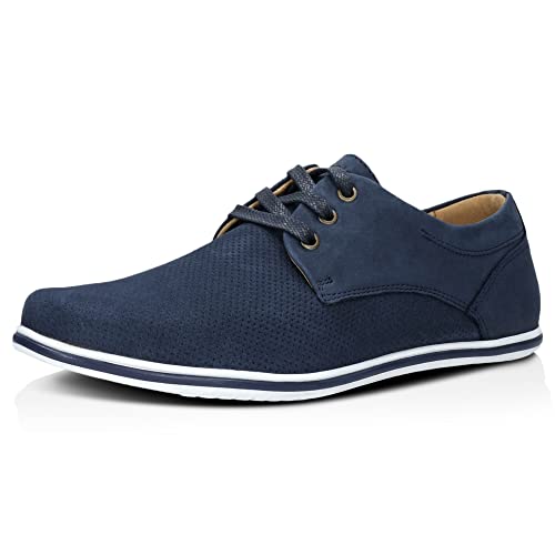 WOJAS - Herren Halbschuhe/Nubukleder/Durchbrochene Textur/Lässiger Stil / 10019-26 - Dunkelblau, Größe 41 WOJAS - Herren Halbschuhe/Nubukleder/Durchbrochene Textur/Lässiger Stil / 10019-26 - Dunkelblau, Größe 41 von WOJAS