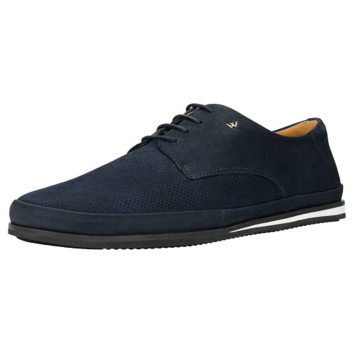 WOJAS - Herren Halbschuhe I Dekorativ Geprägtes Nubukleder I Durchbrochene Textur I Weiches Futter I Einzigartiger Schnitt I 10112-26 - Dunkelblau, Gr. 45 WOJAS - Herren Halbschuhe I Dekorativ Geprägtes Nubukleder I Durchbrochene Textur I Weiches Futter I Einzigartiger Schnitt I 10112-26 - Dunkelblau, Gr. 45 von WOJAS