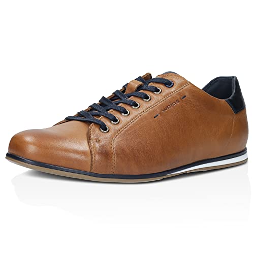 WOJAS - Herren Halbschuhe | Klassisches Design | Trendig und Bequem | Schnürschuhe | Hellbraun - 8071-53, Gr. 42 von WOJAS