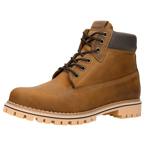 WOJAS - Herren Worker Boots | Ideale für die Arbeit im Außendienst | Komfortables Futter | Schnürverschluss | 24030-72 - Braun, Größe 42 WOJAS - Herren Worker Boots | Ideale für die Arbeit im Außendienst | Komfortables Futter | Schnürverschluss | 24030-72 - Braun, Größe 42 von WOJAS