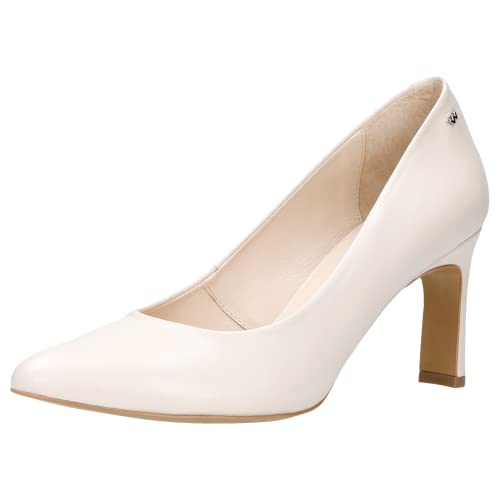 WOJAS – Pumps mit Absatz | Elegante Damenschuhe | Lederschuhe | Business-Schuhe für Damen | Bequem | Beige 35015-54 - Gr. 37.5 von WOJAS