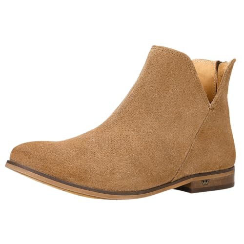 WOJAS Stiefel Damen | Boots Frauen | Schuhe Leder | Elegante Damenschuhe | Damenschuhe Stiefelette | Stylische Stiefeletten - Braun 55002-63 r.38 von WOJAS