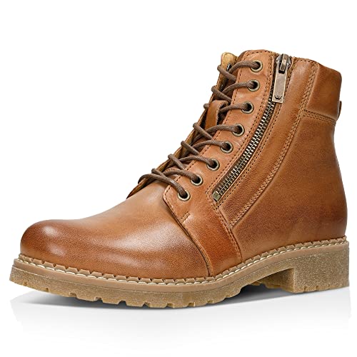 WOJAS - Worker Boots für Damen I Mit Wollfutter I Aus Echtem Glattleder Gefertigt I Trendigen Design I Mit Reißverschluss I 1,5 cm – 3,5 cm Hohe Laufsohle I 64076-53 - Braun, Gr. 39 WOJAS - Worker Boots für Damen I Mit Wollfutter I Aus Echtem Glattleder Gefertigt I Trendigen Design I Mit Reißverschluss I 1,5 cm – 3,5 cm Hohe Laufsohle I 64076-53 - Braun, Gr. 39 von WOJAS