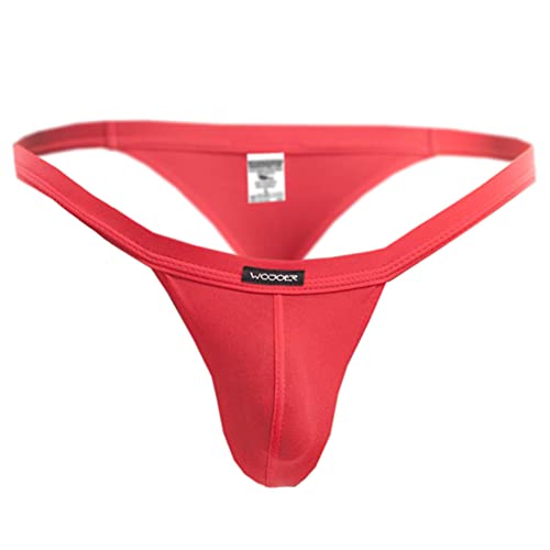 WOJOER Beun Basic G-String, Beach and Underwear Stretch eng anliegend, luftig leicht atmungsaktiv Designer Clubwear vom Innovations-Label, Made IN Germany (Vulcano, S) von WOJOER
