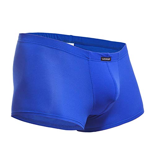 WOJOER Boxer Pants, eng anliegende Shorts, sehr leichtes, weiches und atmungsaktives Material Beun, vom Innovations-Label (Royal Blau, XL) von WOJOER