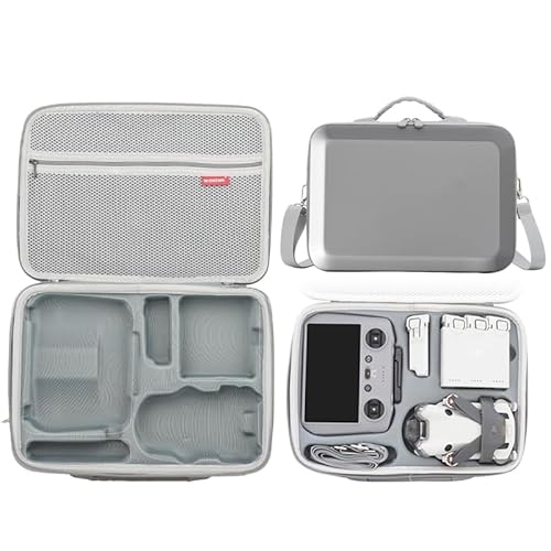 WOKEMA FATHE & I MINI Tragetasche Hartschalen-Organizer Tasche Halter für DJI Mini Zubehör, Pro 4/3 Grau, Drohne 4Pro Mini Tasche für DJI Mini 4Pro 3P WOKEMA FATHE & I MINI Tragetasche Hartschalen-Organizer Tasche Halter für DJI Mini Zubehör, Pro 4/3 Grau, Drohne 4Pro Mini Tasche für DJI Mini 4Pro 3P von WOKEMA
