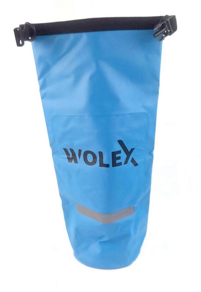 WOLEX Strandtasche Dry Bag 10l Seesack Wasserdicht Tasche Packsack Beutel (Stück, 1), wasserdicht, geräumiges 10l Hauptfach von WOLEX