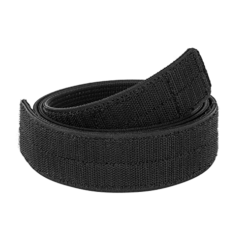 WOLF TACTICAL Hakeneinsatz innen für Einsatz- und Kampfgürtel, 3,8 cm, Klettverschluss, EDC-Gürtel, Zubehör, schwarze Innenseite, Schwarz, XL (41-44) von WOLF TACTICAL