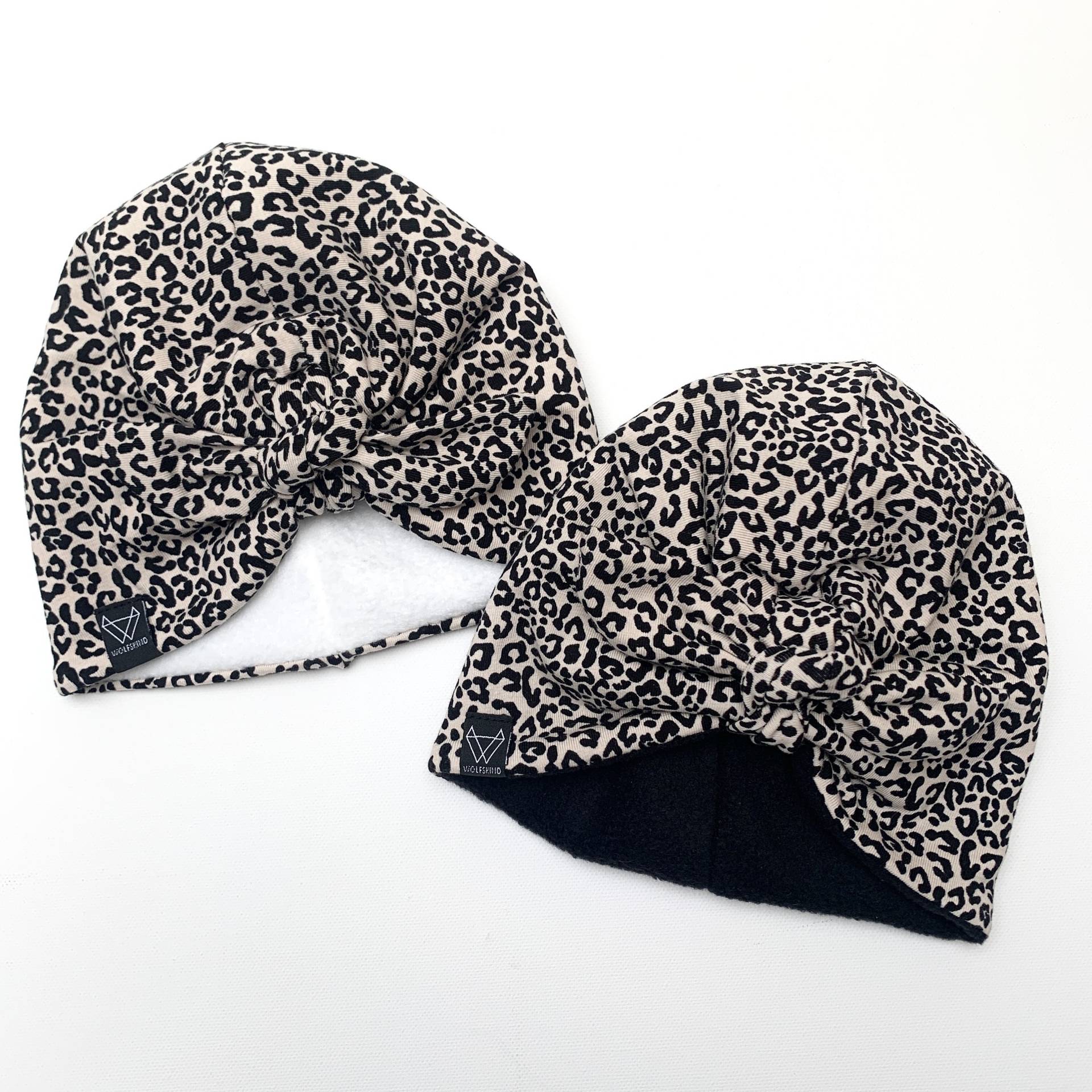 Turbanmütze | Winter Edition Leo Sand Gefüttert Mit Fleece Von Wolfskind von WOLFSKINDde