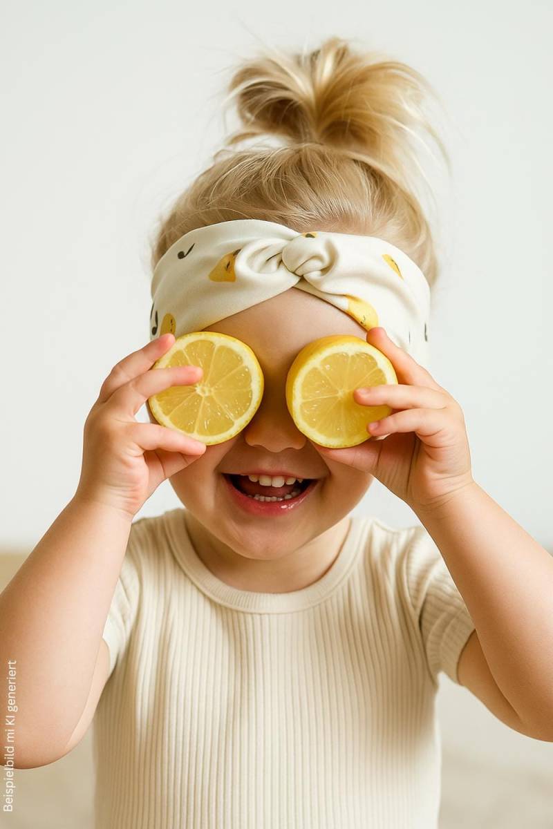 Twist Haarband | Stirnband Zitrone |Creme Weiß Gelb Für Damen Und Kinder Von Wolfskind von WOLFSKINDde