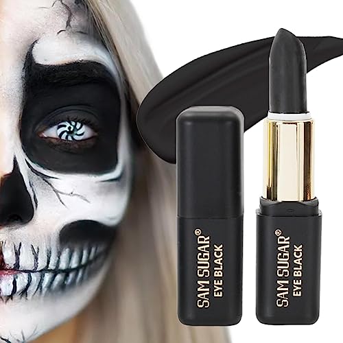 Vampire Matte Lipstick, Langanhaltender, nicht klebender und lichtbeständiger schwarzer Lippenstift, Vivid Vampire“-Lippenstift, Geeignet für Maskerade, Cosplay, Halloween-Make-up von WOLWES