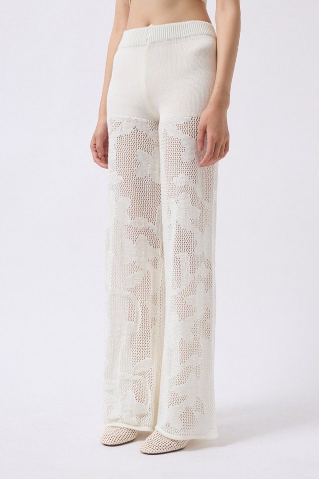 WOMAN VISION 5-Pocket-Jeans Hohe Taille Weite Bein Strandhose 004 von WOMAN VISION