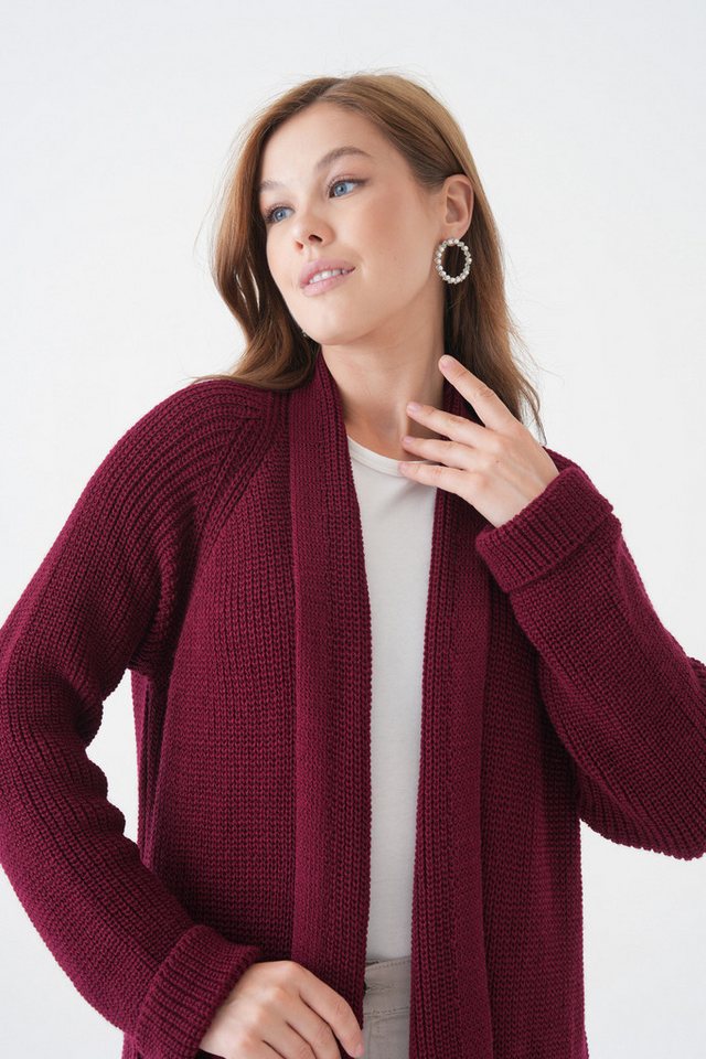 WOMAN VISION Windbreaker Damen Doppel-Taschen Rollkragen Lang-Cardigan 5001 von WOMAN VISION