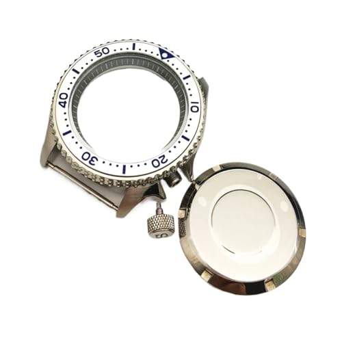 WOMELF 42mm Uhrengehäuse Modifikation Tauchen Herren DIY Edelstahlgehäuse kompatibel for NH35A/ NH36A Uhrwerke (Color : NO.16) von WOMELF