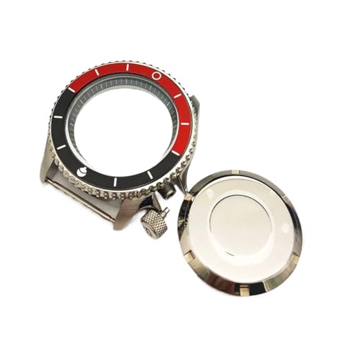 WOMELF 42mm Uhrengehäuse Modifikation Tauchen Herren DIY Edelstahlgehäuse kompatibel for NH35A/ NH36A Uhrwerke (Color : NO.8) von WOMELF