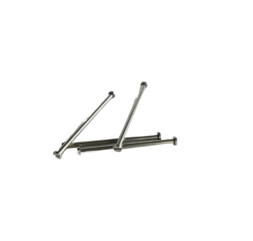 WOMELF 1,5 mm dickes stahlfarbenes Uhrenarmband, T-Stange mit Bolzen und Schraube, 2,5 mm Kappe, 10 mm bis 34 mm Rohr, lang für Metall-Keramik-Armbänder, 24 mm, Einheitsgröße, Modern WOMELF 1,5 mm dickes stahlfarbenes Uhrenarmband, T-Stange mit Bolzen und Schraube, 2,5 mm Kappe, 10 mm bis 34 mm Rohr, lang für Metall-Keramik-Armbänder, 24 mm, Einheitsgröße, Modern von WOMELF
