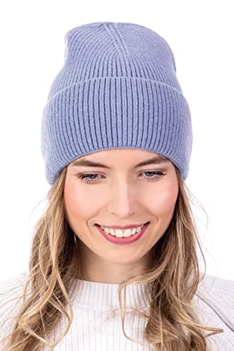 WOMEN'S WEAR U&F FASHIONSTORE U&F Beanie Mütze für Damen und Herren | Unisex Beanie in modischen Farben | Basic Mütze für Herbst und Winter | Jeansblau von WOMEN'S WEAR U&F FASHIONSTORE