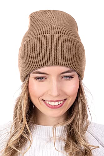 WOMEN'S WEAR U&F FASHIONSTORE U&F Beanie Mütze für Damen und Herren | Unisex Beanie in modischen Farben | Basic Mütze für Herbst und Winter | Khaki von WOMEN'S WEAR U&F FASHIONSTORE