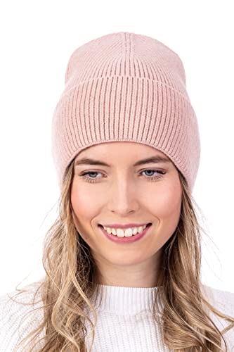 WOMEN'S WEAR U&F FASHIONSTORE U&F Beanie Mütze für Damen und Herren | Unisex Beanie in modischen Farben | Basic Mütze für Herbst und Winter | Rosa von WOMEN'S WEAR U&F FASHIONSTORE