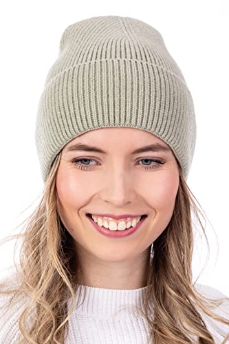 WOMEN'S WEAR U&F FASHIONSTORE U&F Beanie Mütze für Damen und Herren | Unisex Beanie in modischen Farben | Basic Mütze für Herbst und Winter | mintgrün von WOMEN'S WEAR U&F FASHIONSTORE