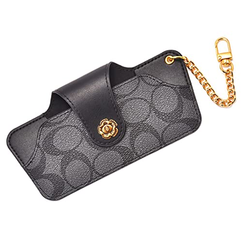 WOMLEX PU-Leder Brillenetui sonnenbrillen etui- Tragbare Brillenetui (Schwarz A) von WOMLEX