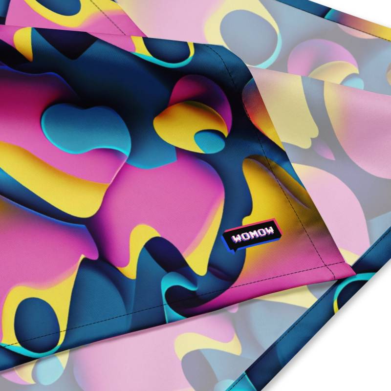 Bunt Bedrucktes Kopftuch | Leichtes Sommerhalstuch Multifunktionales Kopf Accessoire Vielseitiger Weicher Schal Bunt Bedrucktes Kopftuch | Leichtes Sommerhalstuch Multifunktionales Kopf Accessoire Vielseitiger Weicher Schal von WOMOWshop