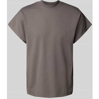 WON HUNDRED T-Shirt aus reiner Bio-Baumwolle in Mittelgrau, Größe L von WON HUNDRED