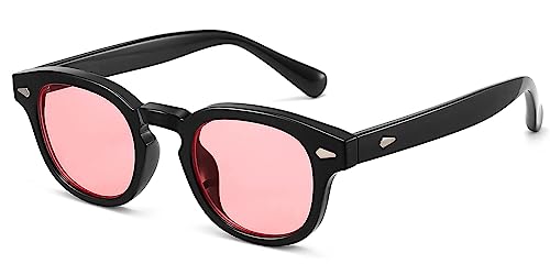 WONAVEHY Sonnenbrille Männer Frauen Unisex Retro Sonnenbrille für Männer Frauen Piratenkapitän Johnny Depp Vintage Round Style Getönte Sonnenbrille für Männer Frauen WONAVEHY Sonnenbrille Männer Frauen Unisex Retro Sonnenbrille für Männer Frauen Piratenkapitän Johnny Depp Vintage Round Style Getönte Sonnenbrille für Männer Frauen von WONAVEHY