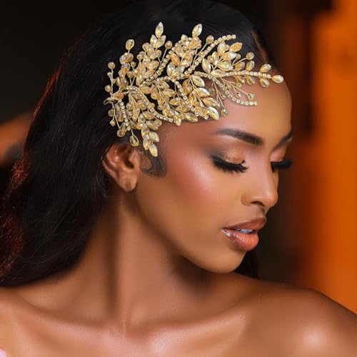 WONRLUA Braut-Stirnband für Hochzeit, Braut-Haarteile WONRLUA Braut-Stirnband für Hochzeit, Braut-Haarteile von WONRLUA