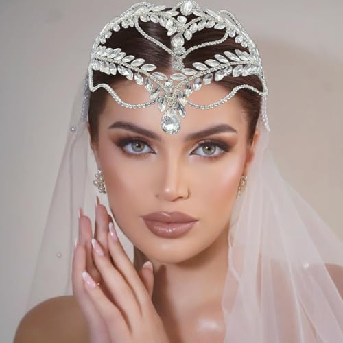 WONRLUA Braut-Stirnband für Hochzeit, Braut-Kopfschmuck WONRLUA Braut-Stirnband für Hochzeit, Braut-Kopfschmuck von WONRLUA